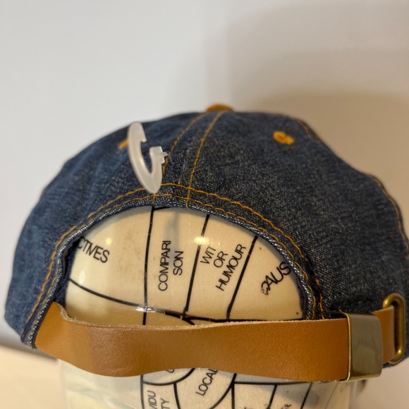 DeadWood South Dakota‎ Denim Suede Adjustable Hat Size S/M - Picture 4 of 7